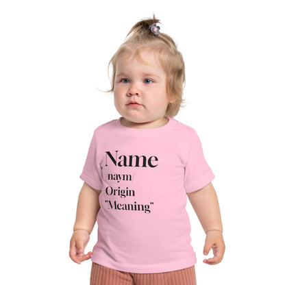 Essence Names Baby T-Shirt