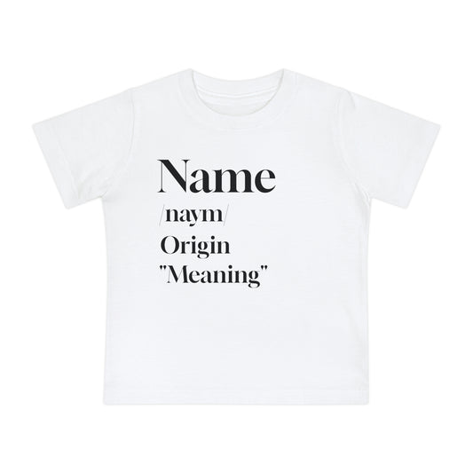 Camiseta de bebé con nombres de Essence