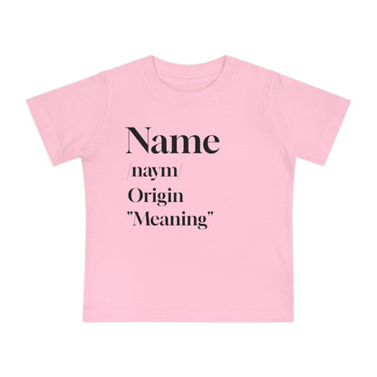 Essence Names Baby T-Shirt